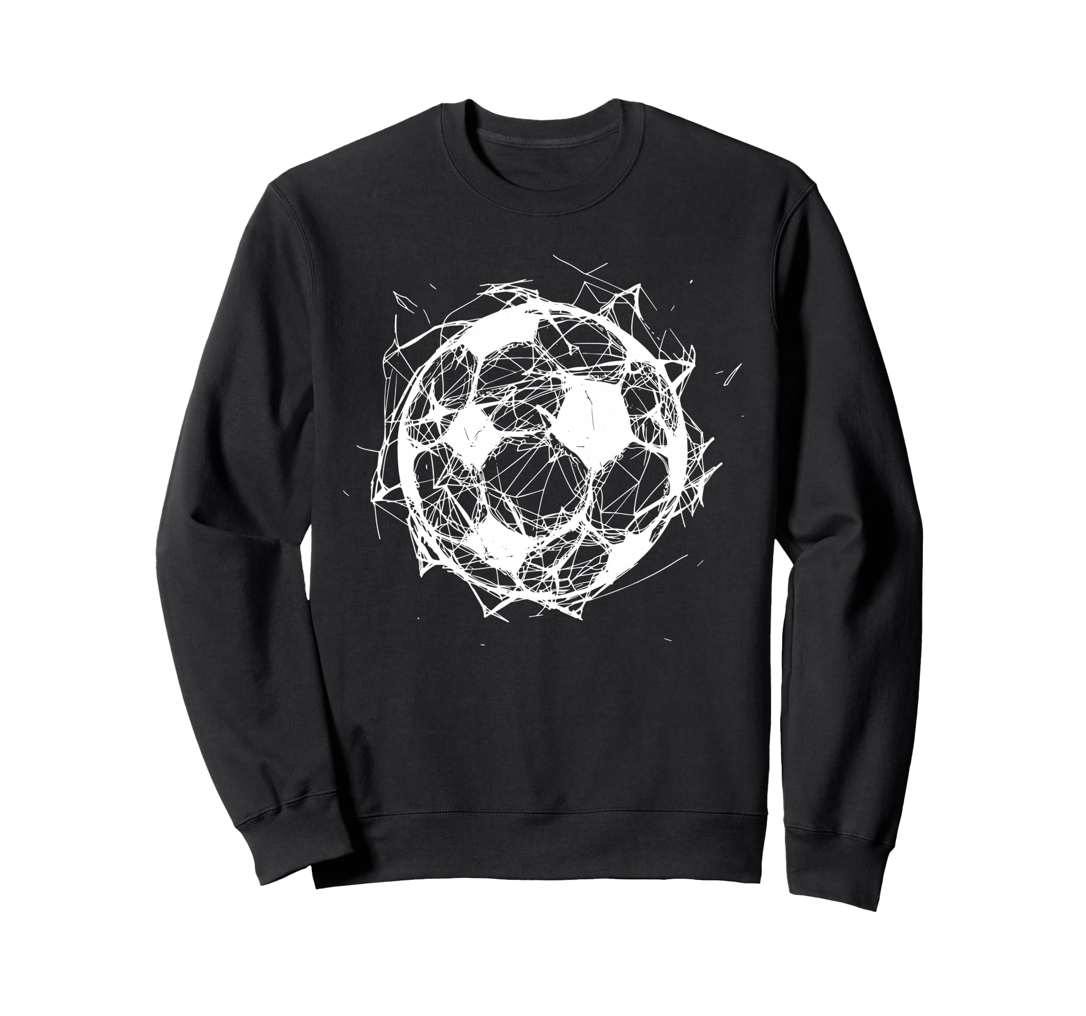 Soccer Ball Line Art Goal Keeper Sweatshirt - Fun Novelty Design Men Women - T-Shirt, Sweatshirt, Hoodie