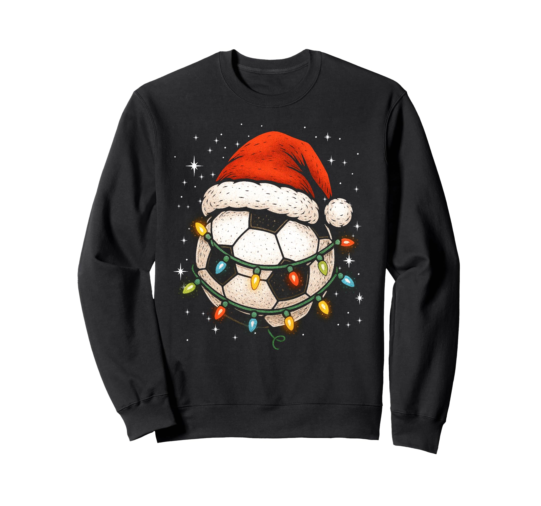 Soccer Player Funny Hat Lights Sweatshirt - Fun Novelty Design for Adults - T-Shirt, Sweatshirt, Hoodie