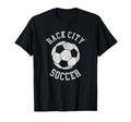 Rack City Soccer Distressed 90S T-Shirt - Trendy Graphic Men Women - T-Shirt, Sweatshirt, Hoodie