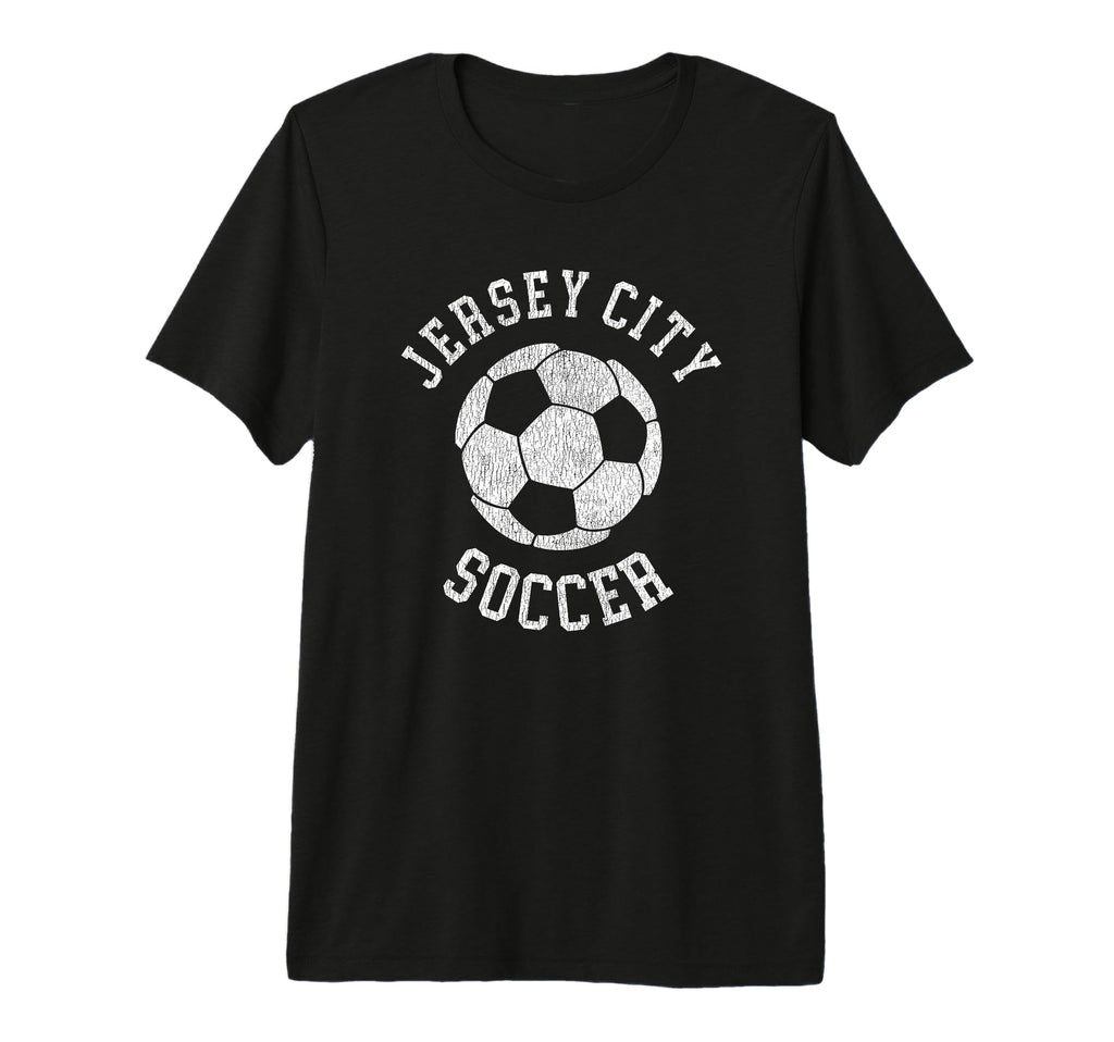 Jersey City Soccer Distressed 90S T-Shirt - Fun Novelty Design Men Women - T-Shirt, Sweatshirt, Hoodie
