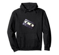 Cassette Tape Art Nostalgia Hoodie - Casual Everyday Wear for Adults - T-Shirt, Sweatshirt, Hoodie