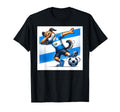 El Salvadors Dabbing Doggie Soccer T-Shirt - Minimalist Print Men Women - T-Shirt, Sweatshirt, Hoodie