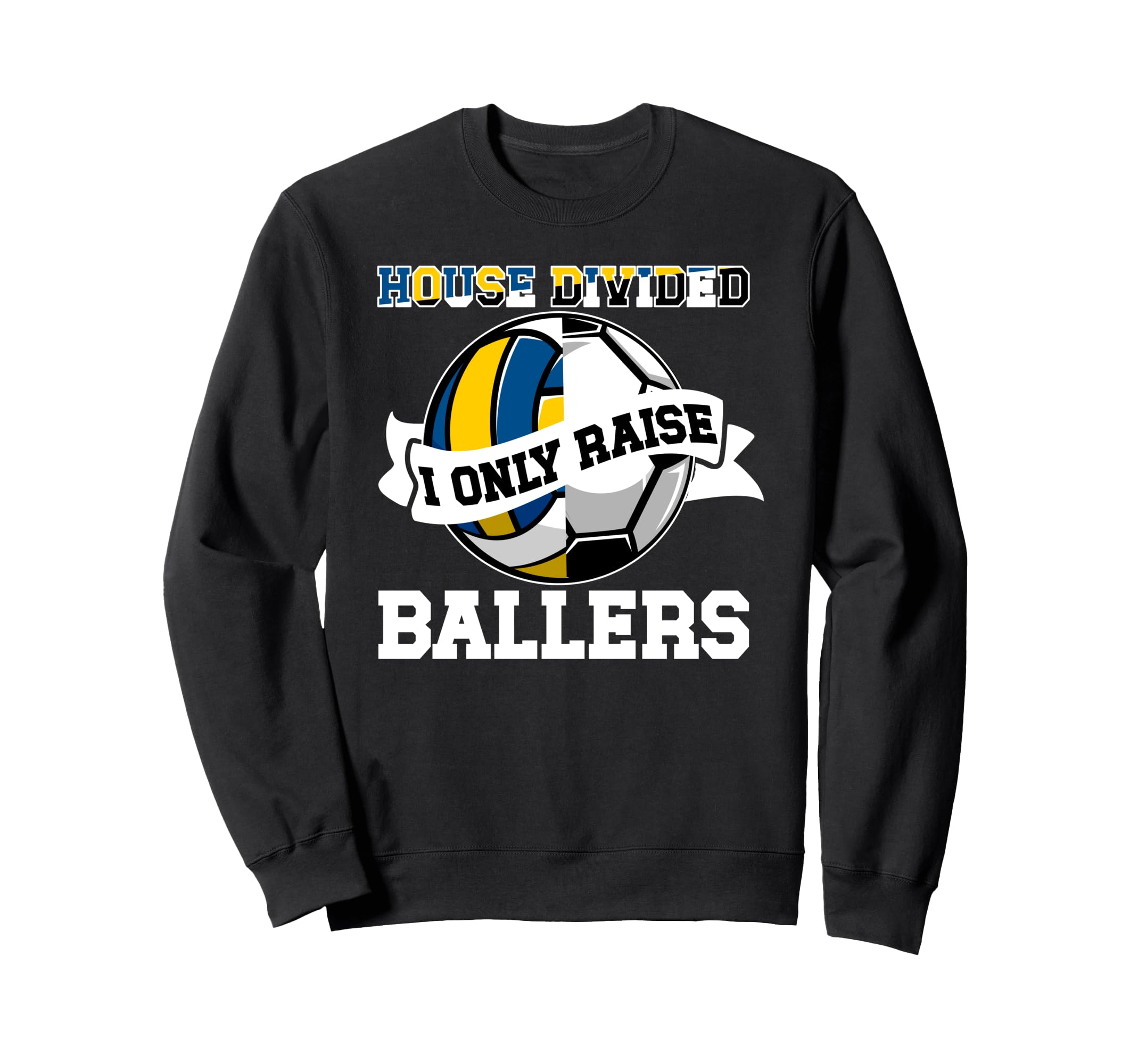 House Divided I Only Raise Ballers Sweatshirt - Novelty Apparel Unisex - T-Shirt, Sweatshirt, Hoodie