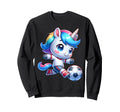 Footballer Unicorn Fans Soccer Sweatshirt - Custom Art Print for Adults - T-Shirt, Sweatshirt, Hoodie