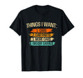 Things I Want Car Parts Enthusiast Auto T-Shirt - Graphic Print for Adults - T-Shirt, Sweatshirt, Hoodie