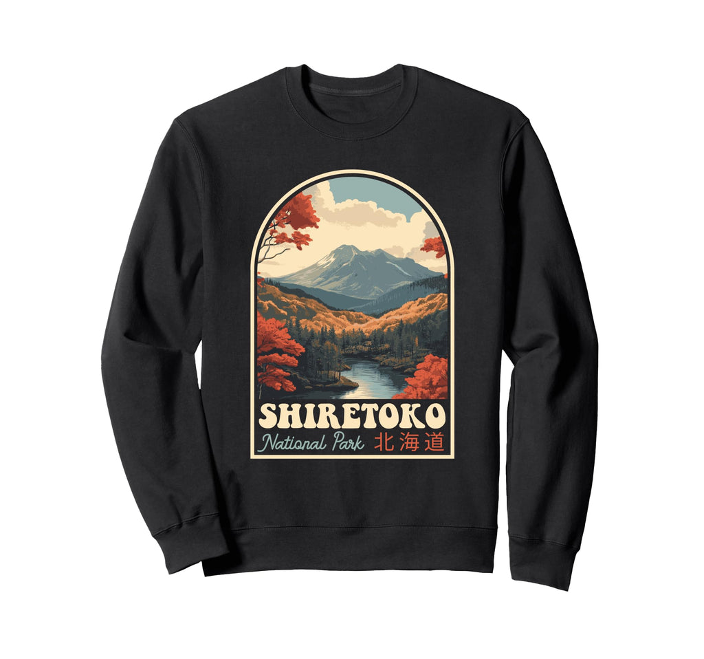 Shiretoko National Park Hokkaido Sweatshirt - Graphic Print Men Women - T-Shirt, Sweatshirt, Hoodie