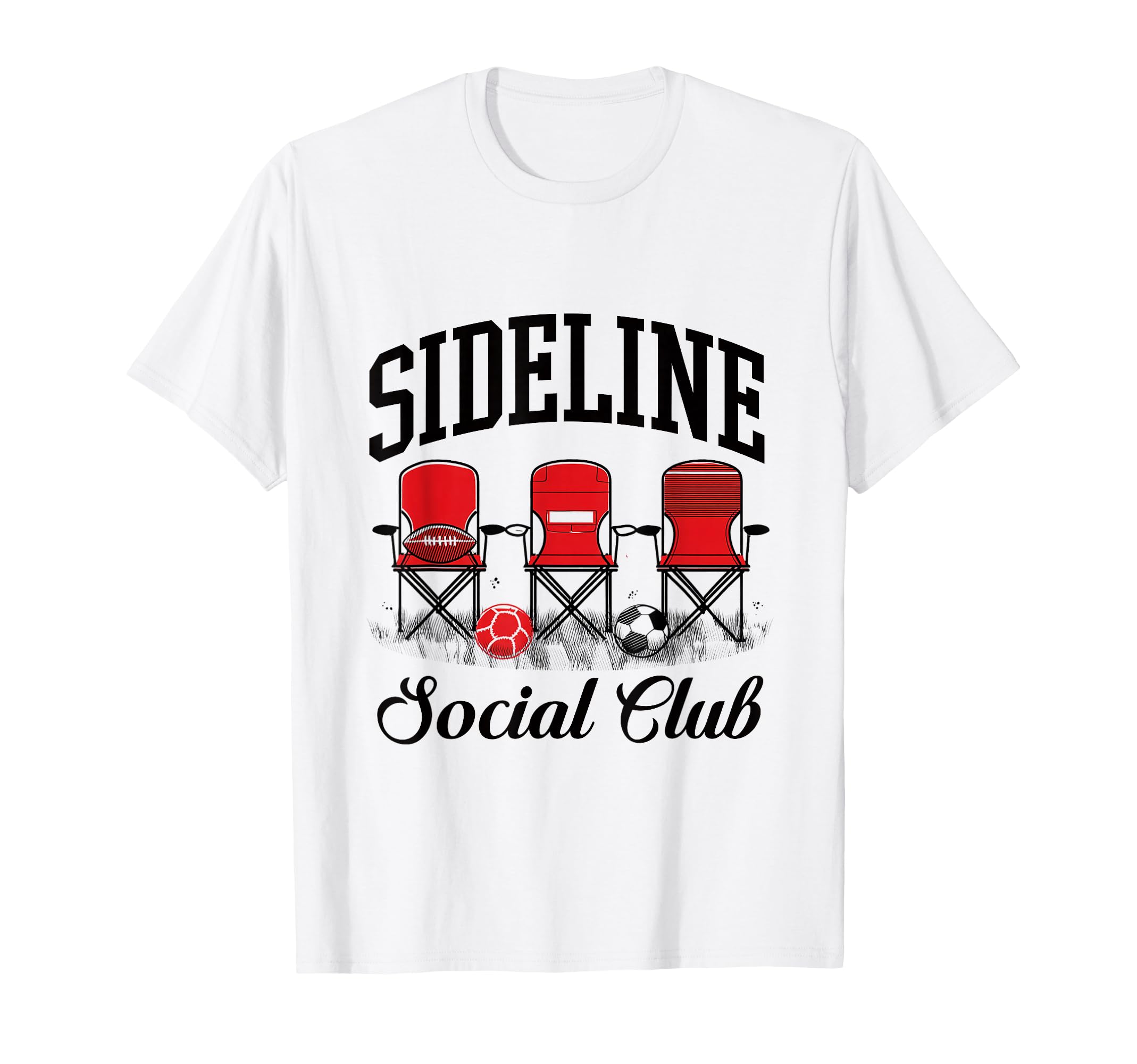 Sideline Social Club Soccer T-Shirt - Streetwear Style Unisex - T-Shirt, Sweatshirt, Hoodie