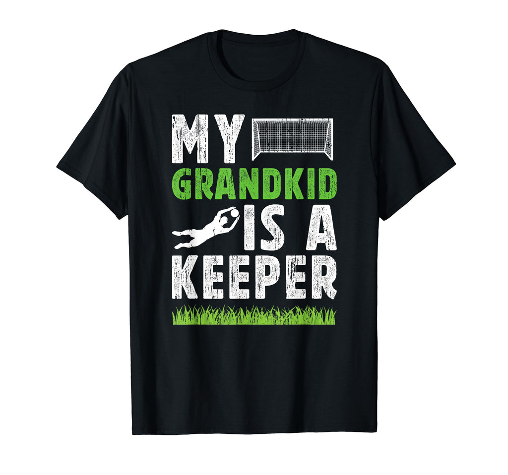Proud Soccer Goalkeeper Grandpa Soccer T-Shirt - Unique Graphic Men Women - T-Shirt, Sweatshirt, Hoodie