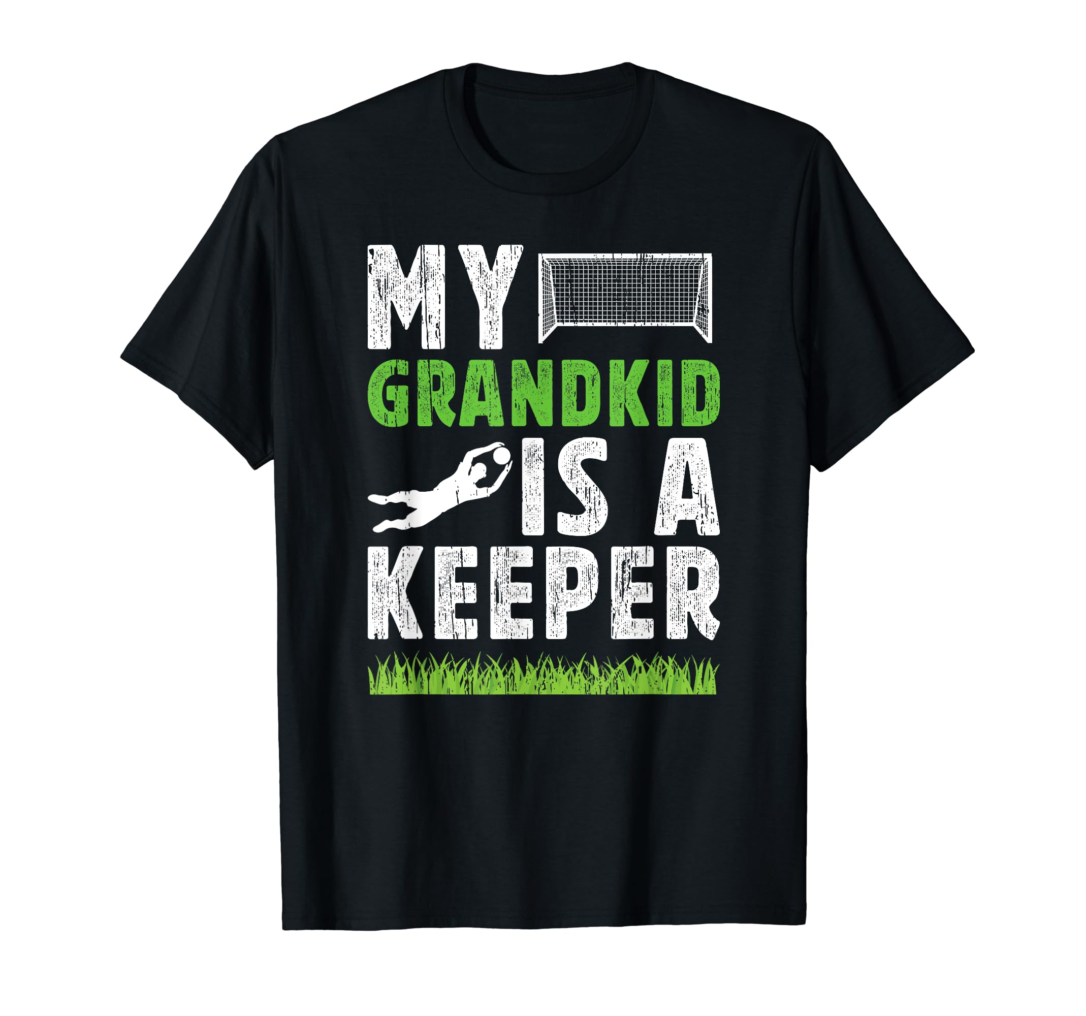 Proud Soccer Goalkeeper Grandpa Soccer T-Shirt - Unique Graphic Men Women - T-Shirt, Sweatshirt, Hoodie
