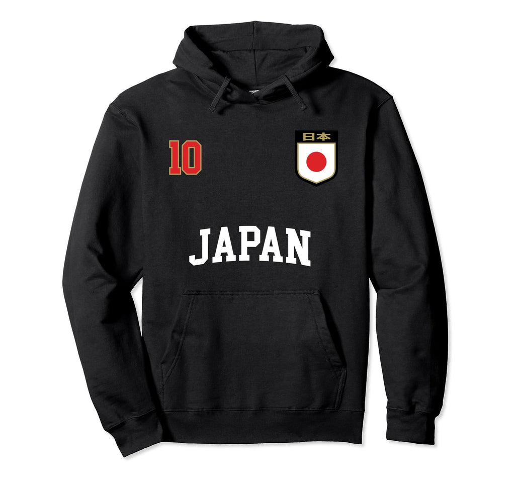 Japan Soccer Team 10 Japanese Flag Hoodie - Custom Art Print for Adults - T-Shirt, Sweatshirt, Hoodie
