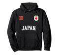 Japan Soccer Team 10 Japanese Flag Hoodie - Custom Art Print for Adults - T-Shirt, Sweatshirt, Hoodie
