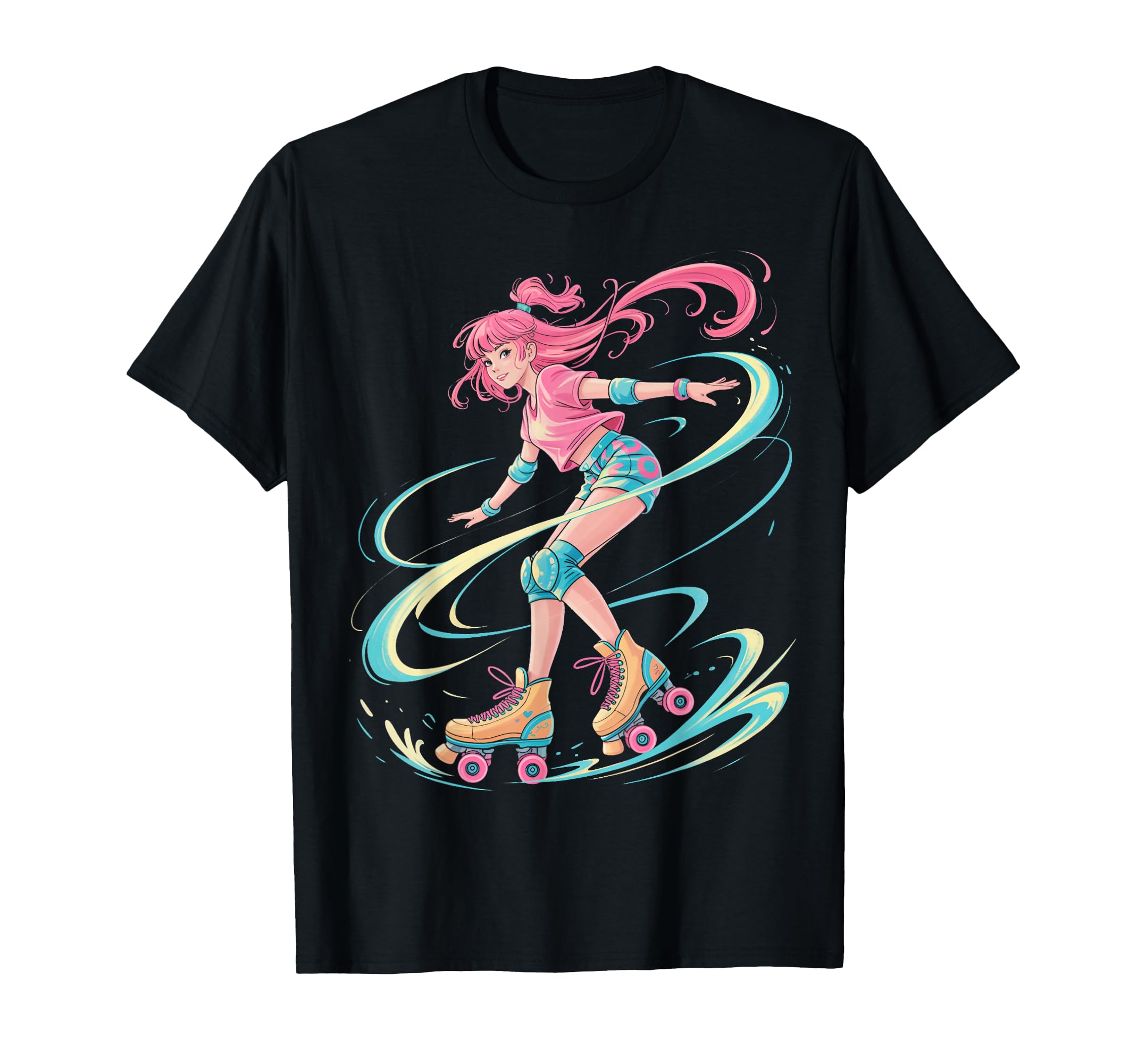 Japanese Anime Roller Skate Japan T-Shirt - Custom Art Print for Adults - T-Shirt, Sweatshirt, Hoodie