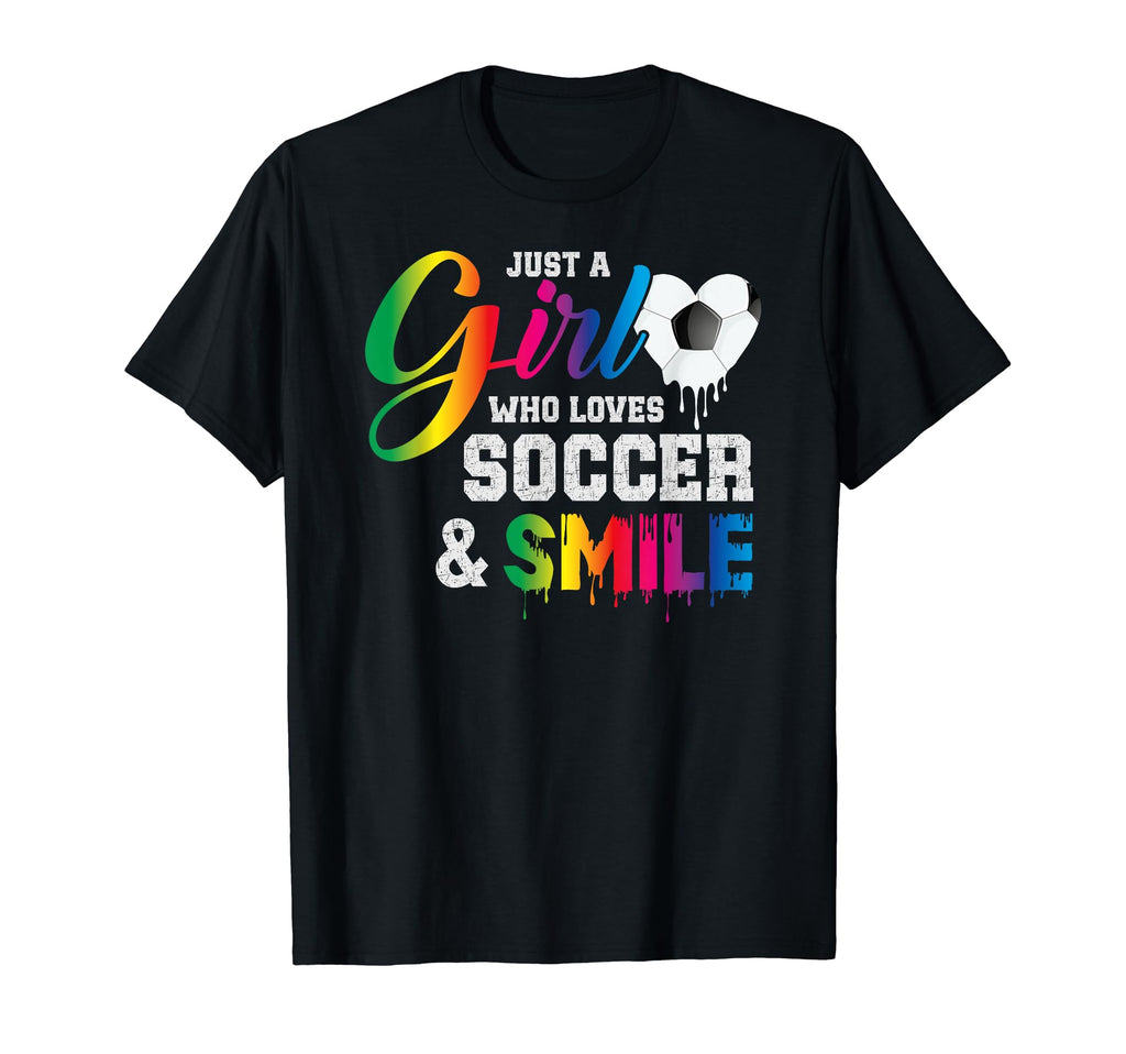 Just Who Loves Soccer And Slime T-Shirt - Fun Novelty Design Men Women - T-Shirt, Sweatshirt, Hoodie