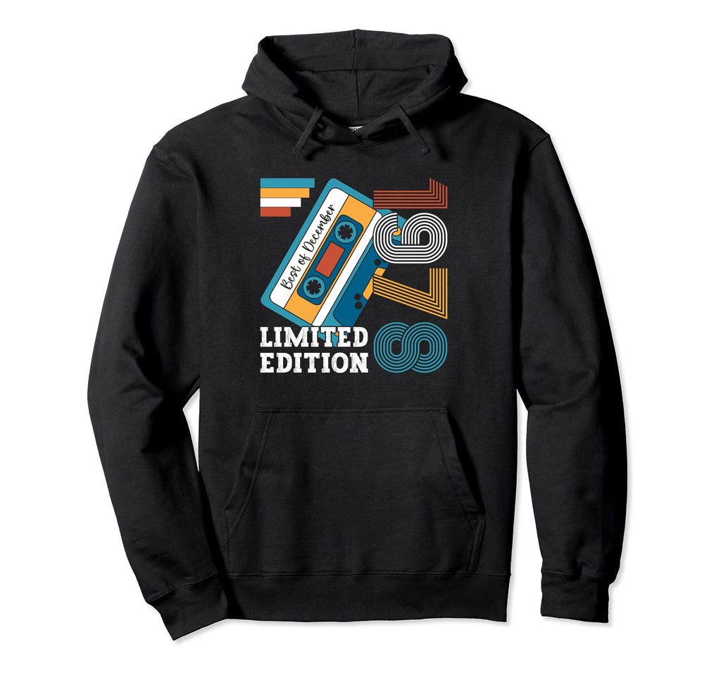 45Th Birthday December 1978 Cassette Hoodie - Novelty Apparel Men Women - T-Shirt, Sweatshirt, Hoodie