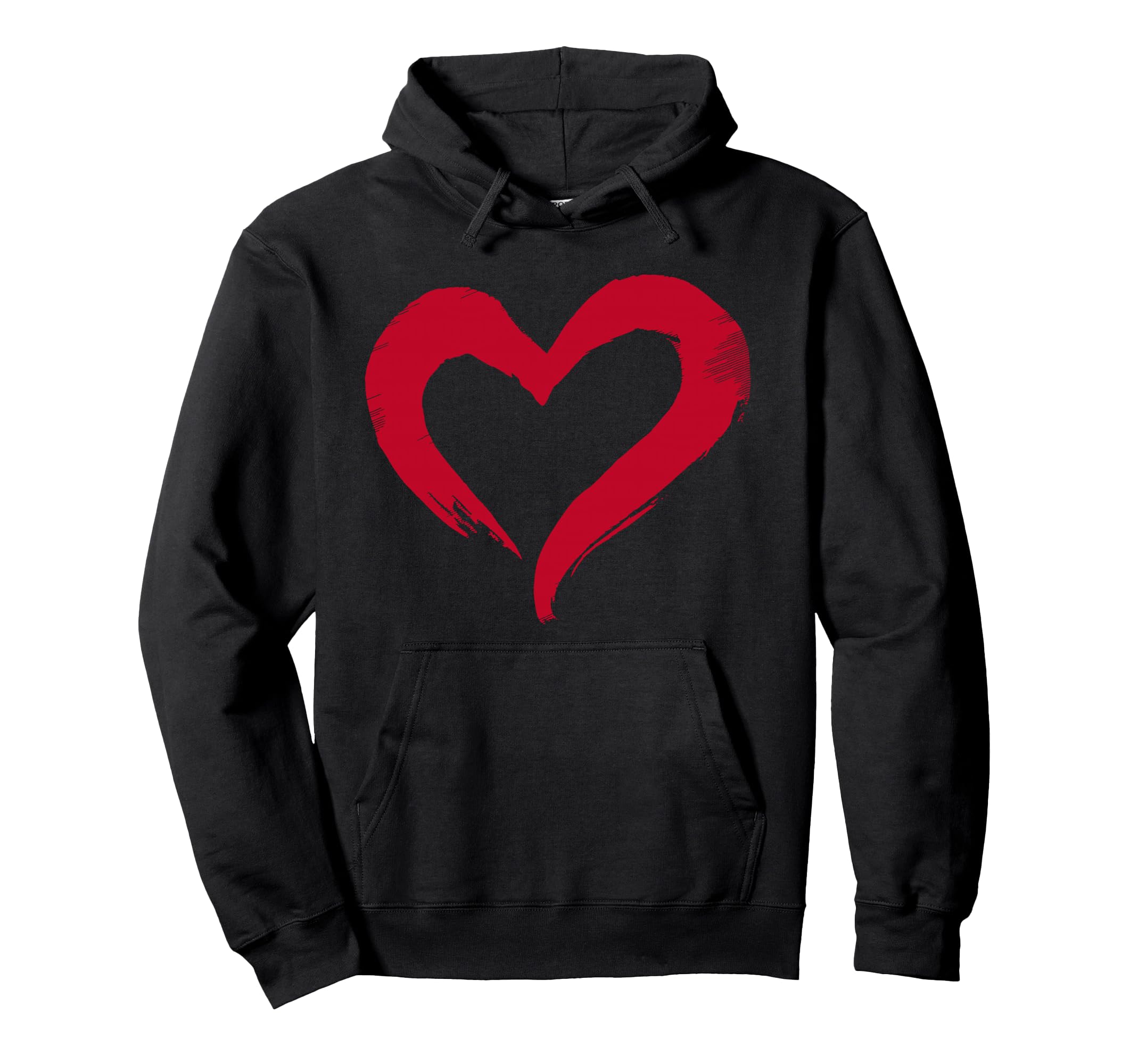Valentines Day Heart Love Couple Hoodie - Custom Art Print Men Women - T-Shirt, Sweatshirt, Hoodie