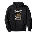 Black Soccer Mom African American Hoodie - Fun Novelty Design for Adults - T-Shirt, Sweatshirt, Hoodie