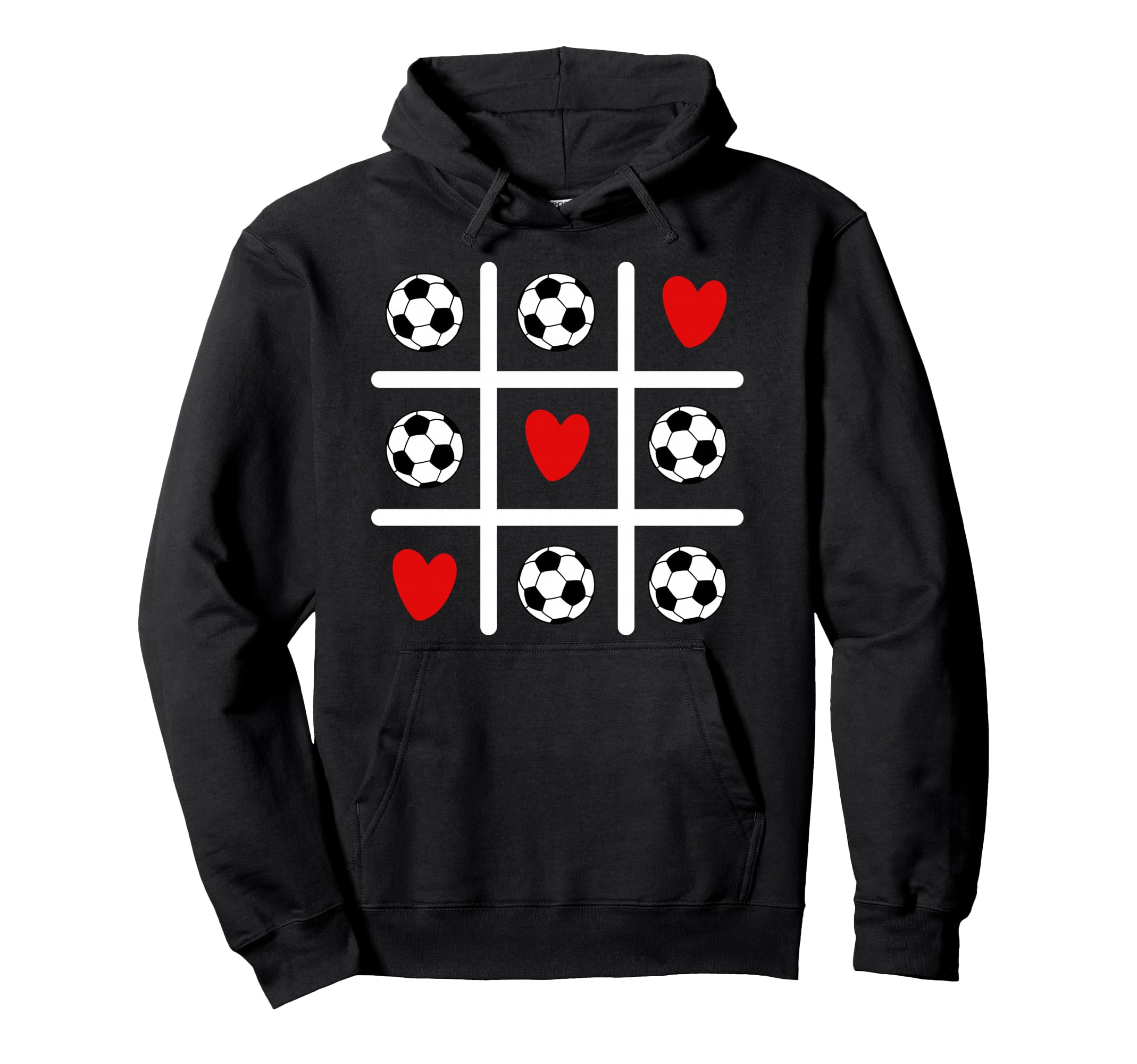 Valentine Soccer Love Heart Player Mom Hoodie - Trendy Graphic for Adults - T-Shirt, Sweatshirt, Hoodie