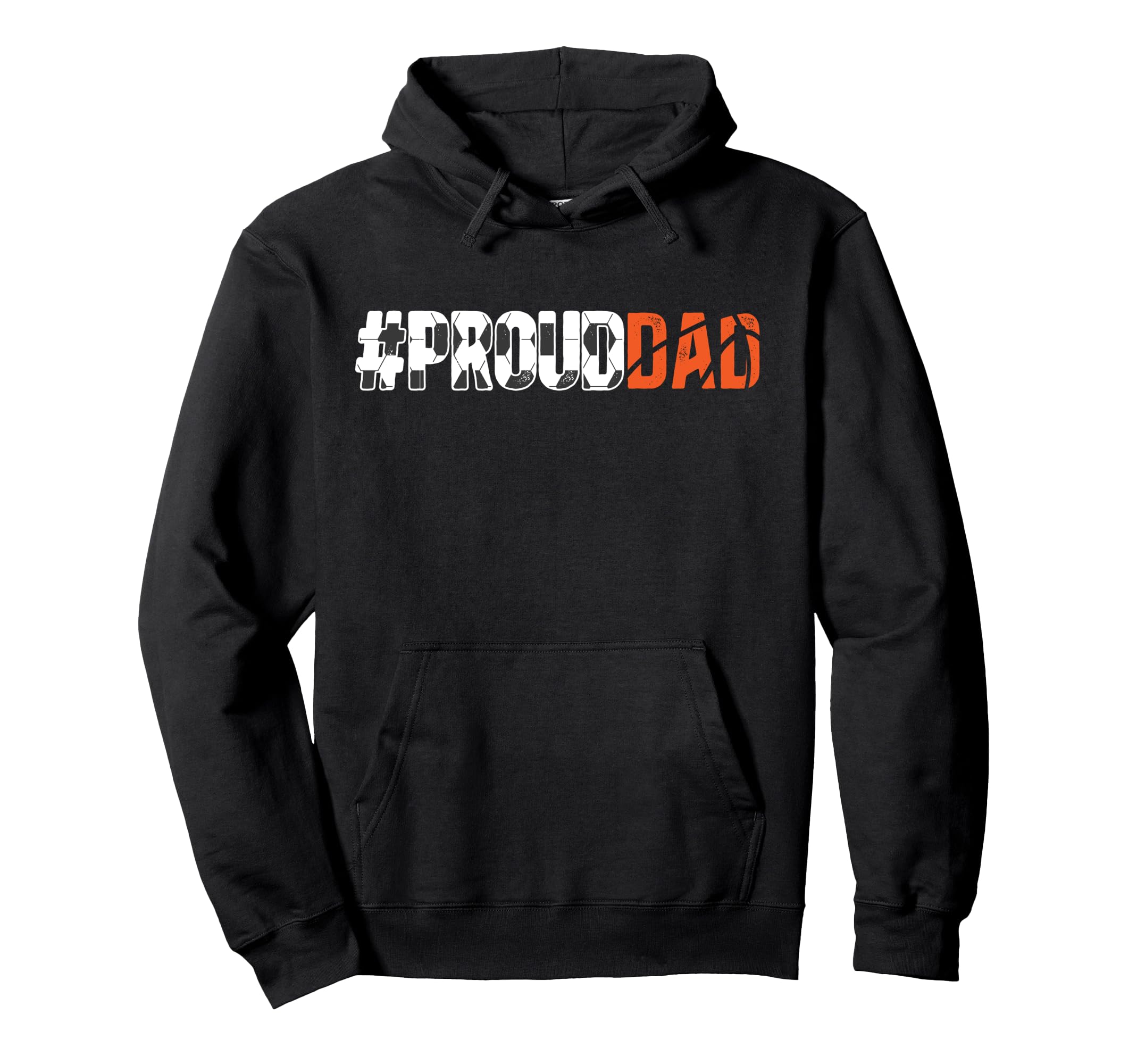 Proud Dad Soccer Basketball Dad Ballers Hoodie - Minimalist Print Men Women - T-Shirt, Sweatshirt, Hoodie