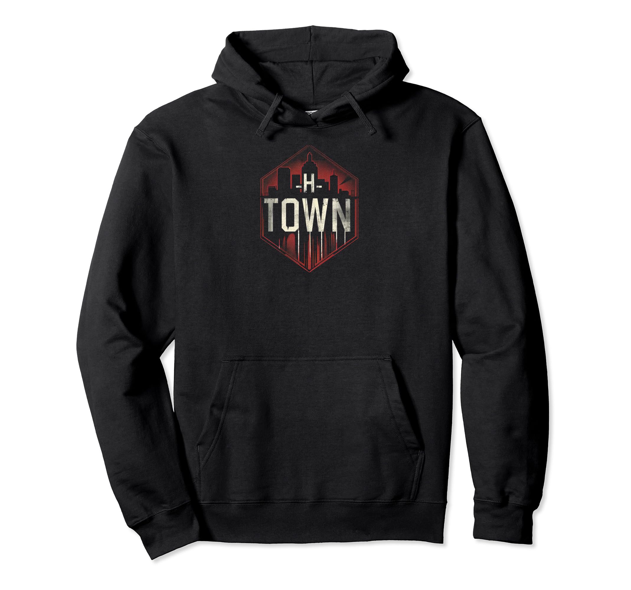 Htown Grit 90S Grunge Urbandecay Mens Hoodie - Trendy Graphic for Adults - T-Shirt, Sweatshirt, Hoodie