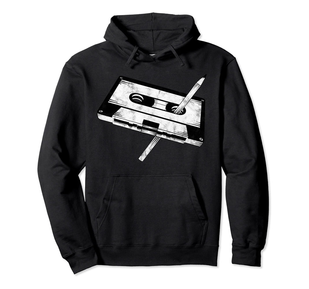 Music Cassette Tape 80S And 90S Hoodie - Fun Novelty Design for Adults - T-Shirt, Sweatshirt, Hoodie
