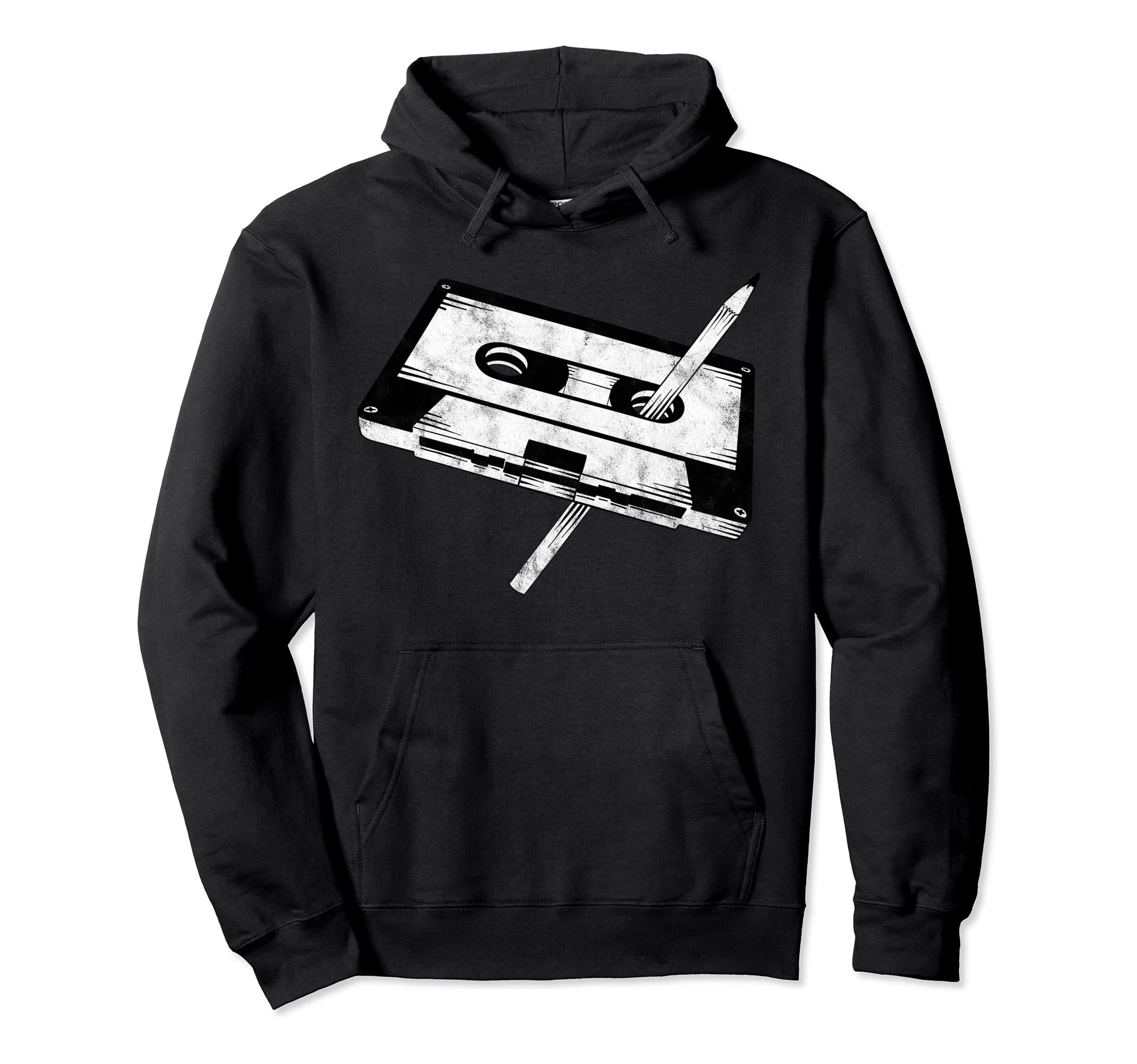 Music Cassette Tape 80S And 90S Hoodie - Fun Novelty Design for Adults - T-Shirt, Sweatshirt, Hoodie