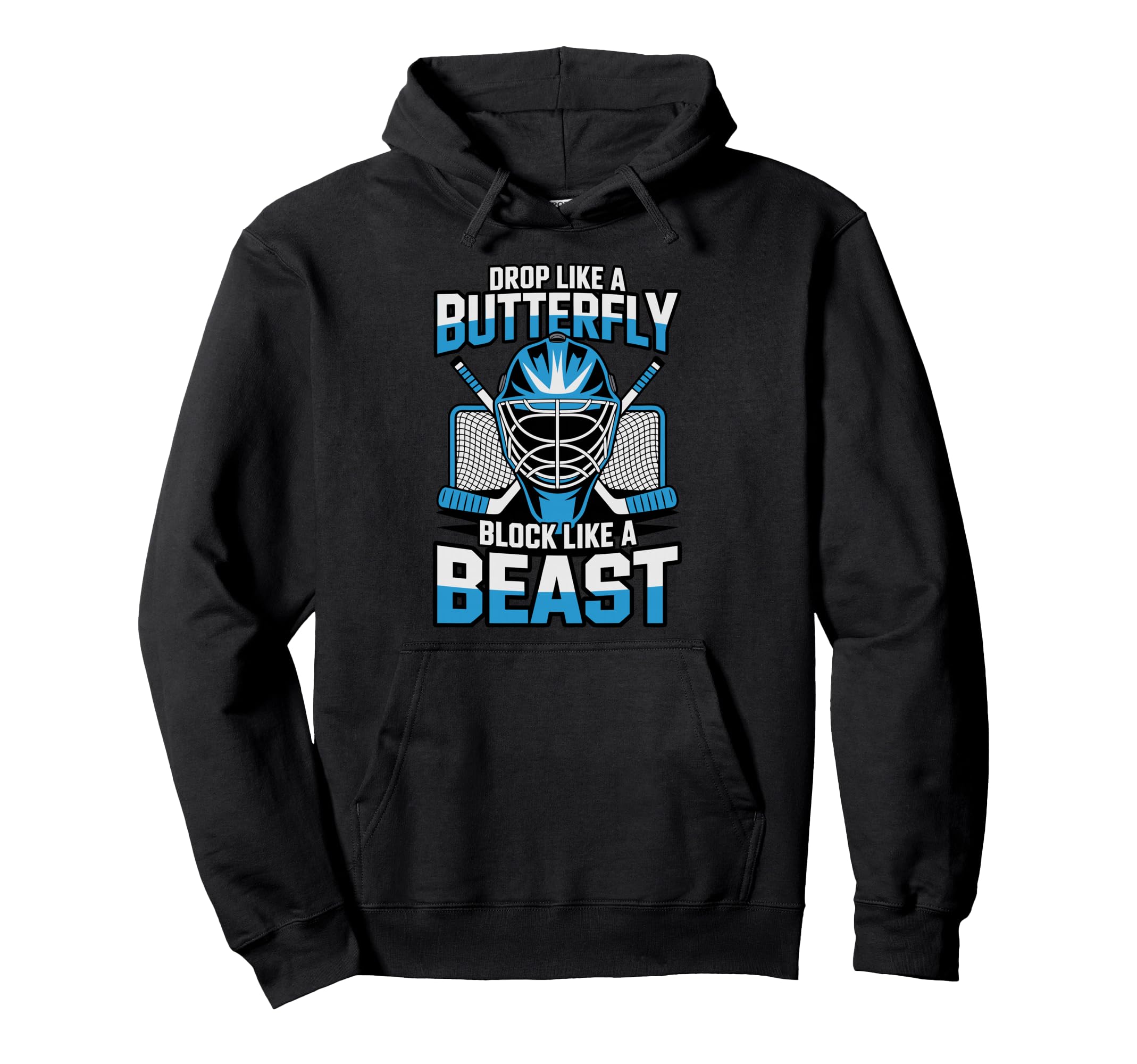 Ice Hockey Goalkeeper Butterfly Hockey Hoodie - Streetwear Style Men Women - T-Shirt, Sweatshirt, Hoodie