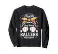 Busy Raising Ballers Mom Both Sweatshirt - Minimalist Print Men Women - T-Shirt, Sweatshirt, Hoodie