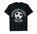 Keweenaw County Soccer Distressed 90S T-Shirt - Streetwear Style for Adults - T-Shirt, Sweatshirt, Hoodie