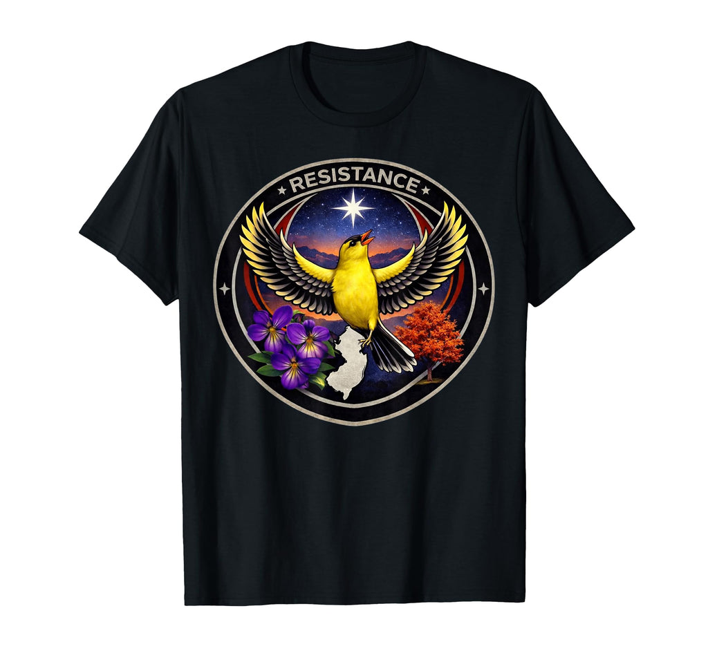 New Jersey Nj Rebel Bird Alliance T-Shirt - Custom Art Print Men Women - T-Shirt, Sweatshirt, Hoodie