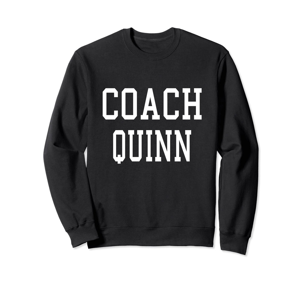 Coach Quinn Custom Football Sweatshirt - Aesthetic Graphic for Adults - T-Shirt, Sweatshirt, Hoodie