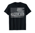 Soccer Dad Usa Flag Distressed T-Shirt - Aesthetic Graphic for Adults - T-Shirt, Sweatshirt, Hoodie