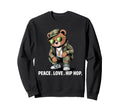 Camouflage Rapper Teddy Bear Camo 80S Sweatshirt - Graphic Print Men Women - T-Shirt, Sweatshirt, Hoodie