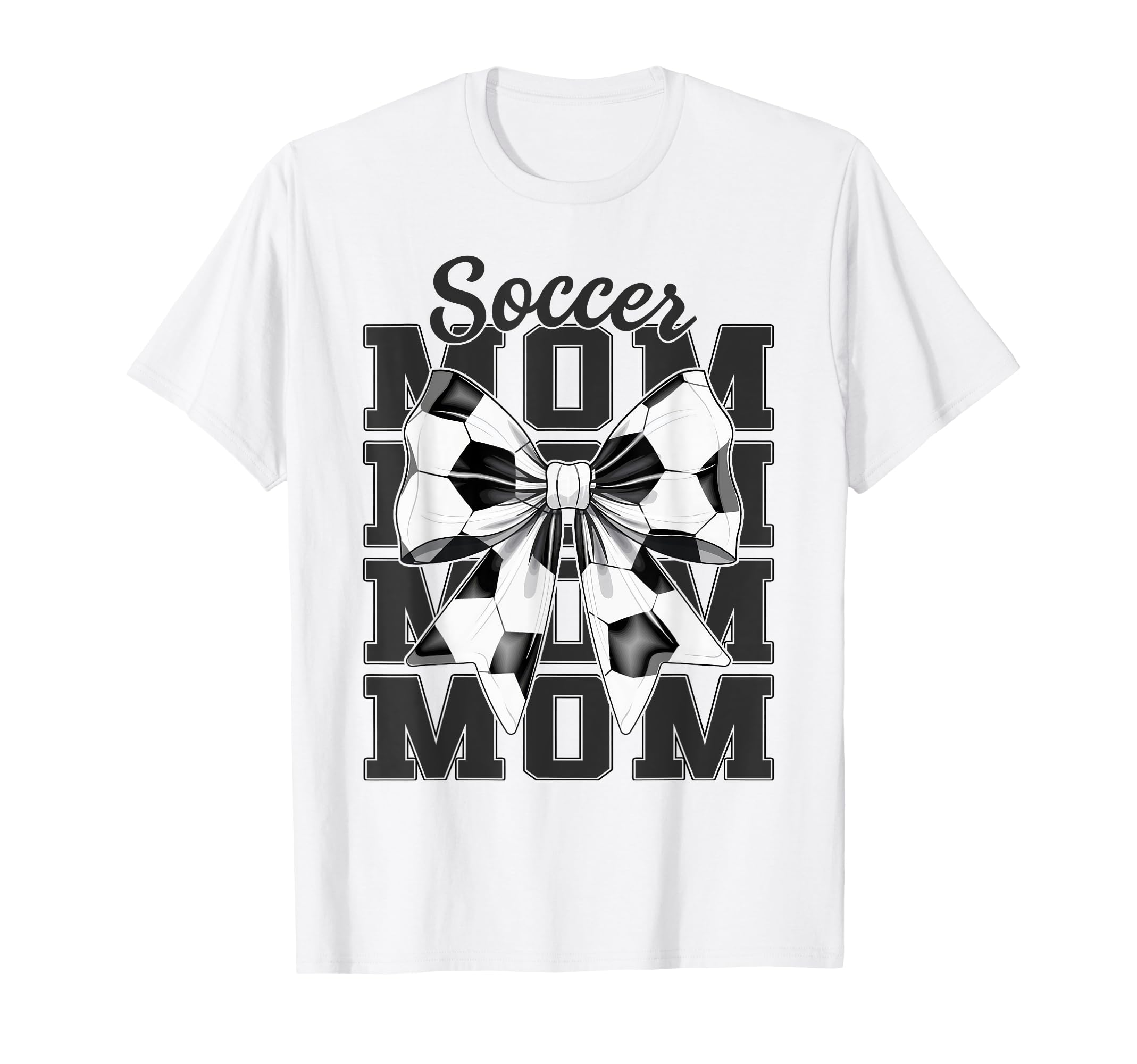 Soccer Mom Mama Coquette Bow Game Day T-Shirt - Unique Graphic Unisex - T-Shirt, Sweatshirt, Hoodie