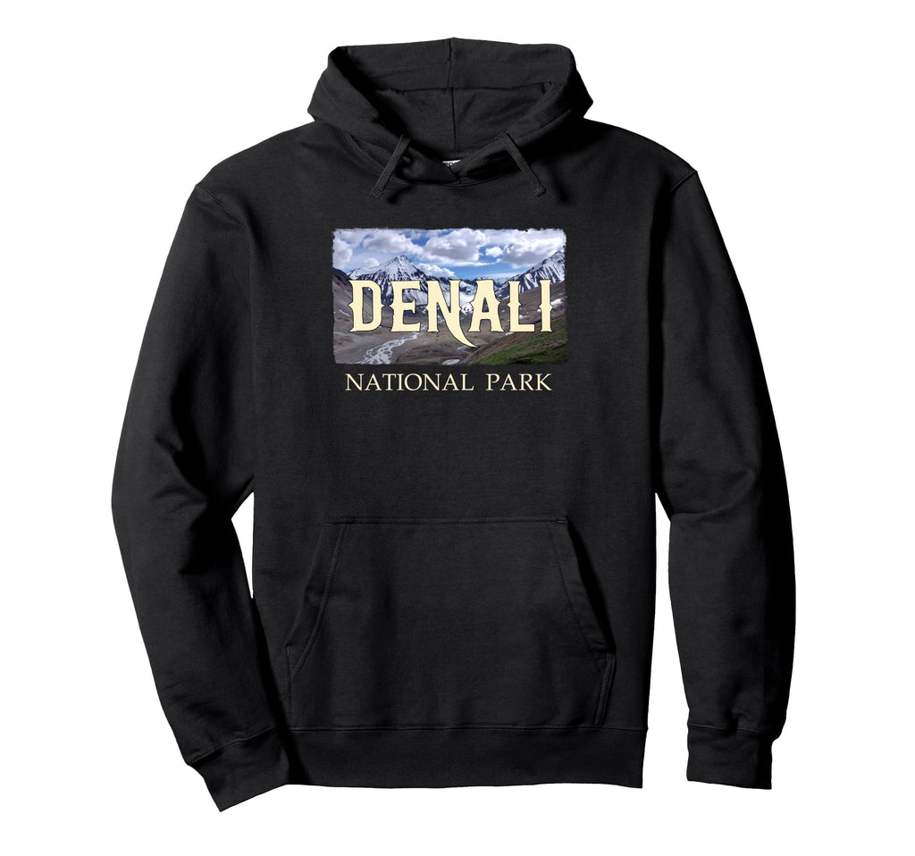 Denali Alaska National Park Hoodie - Aesthetic Graphic Men Women - T-Shirt, Sweatshirt, Hoodie