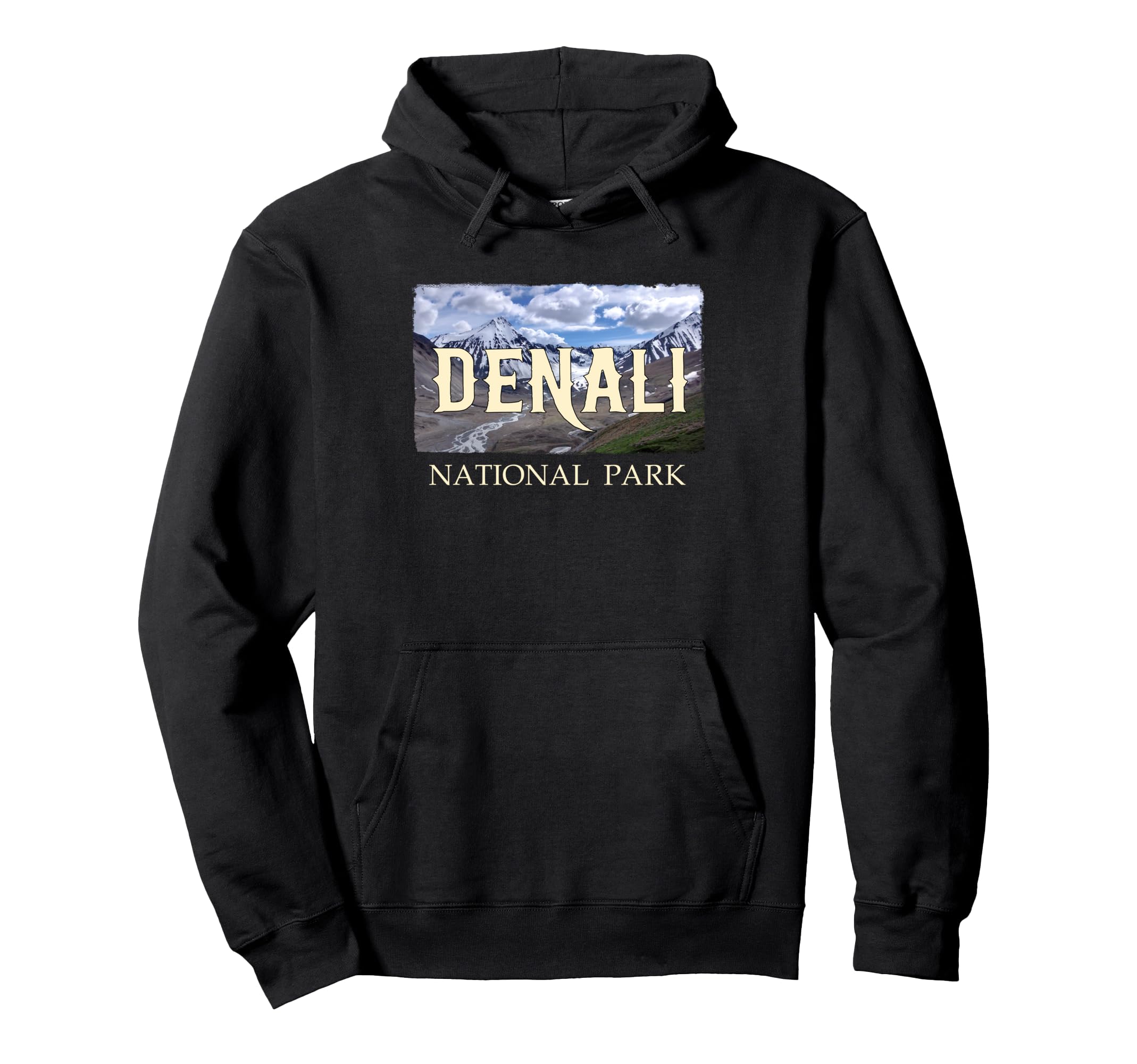Denali Alaska National Park Hoodie - Aesthetic Graphic Men Women - T-Shirt, Sweatshirt, Hoodie