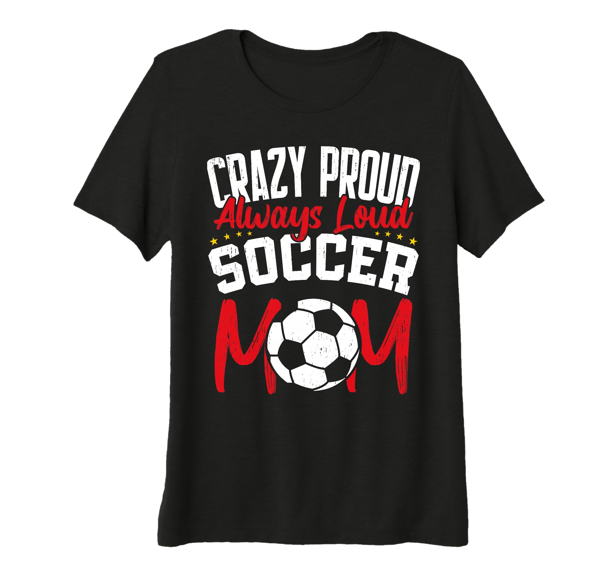Womens Crazy Proud Always Loud Funny T-Shirt - Minimalist Print Men Women - T-Shirt, Sweatshirt, Hoodie