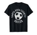 Santa Rosa County Soccer Distressed 90S T-Shirt - Graphic Print for Adults - T-Shirt, Sweatshirt, Hoodie