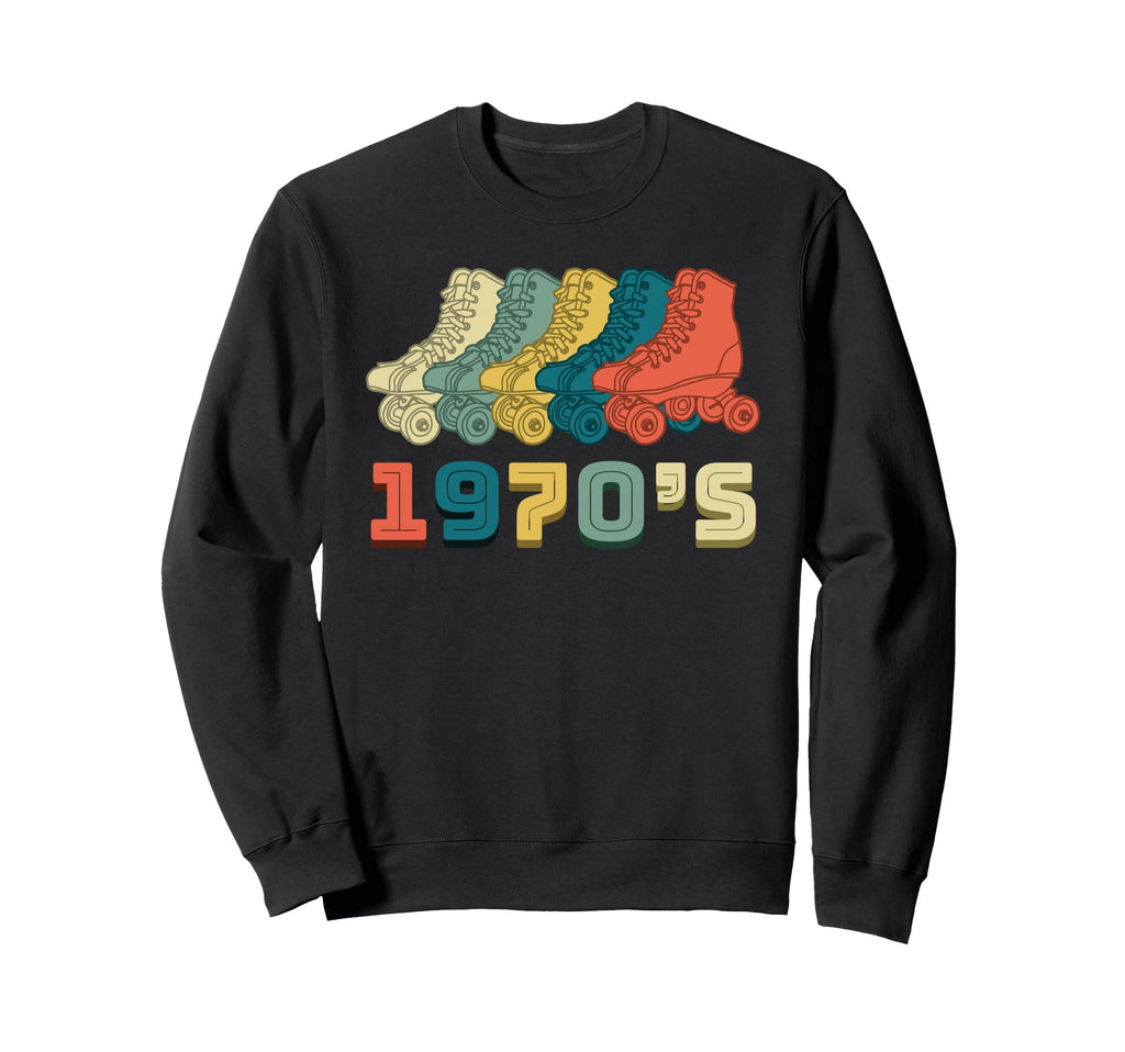 Roller Skating 70S 1970 Derby Sweatshirt - Casual Everyday Wear Unisex - T-Shirt, Sweatshirt, Hoodie