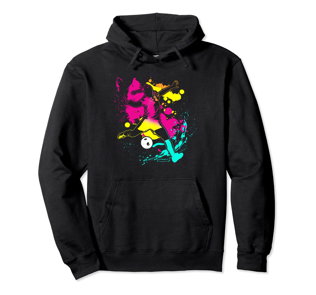 Soccer Colorful Soccer Hoodie - Trendy Graphic for Adults - T-Shirt, Sweatshirt, Hoodie