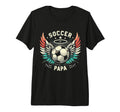 Soccer Papa Family Matching Dad T-Shirt - Minimalist Print for Adults - T-Shirt, Sweatshirt, Hoodie