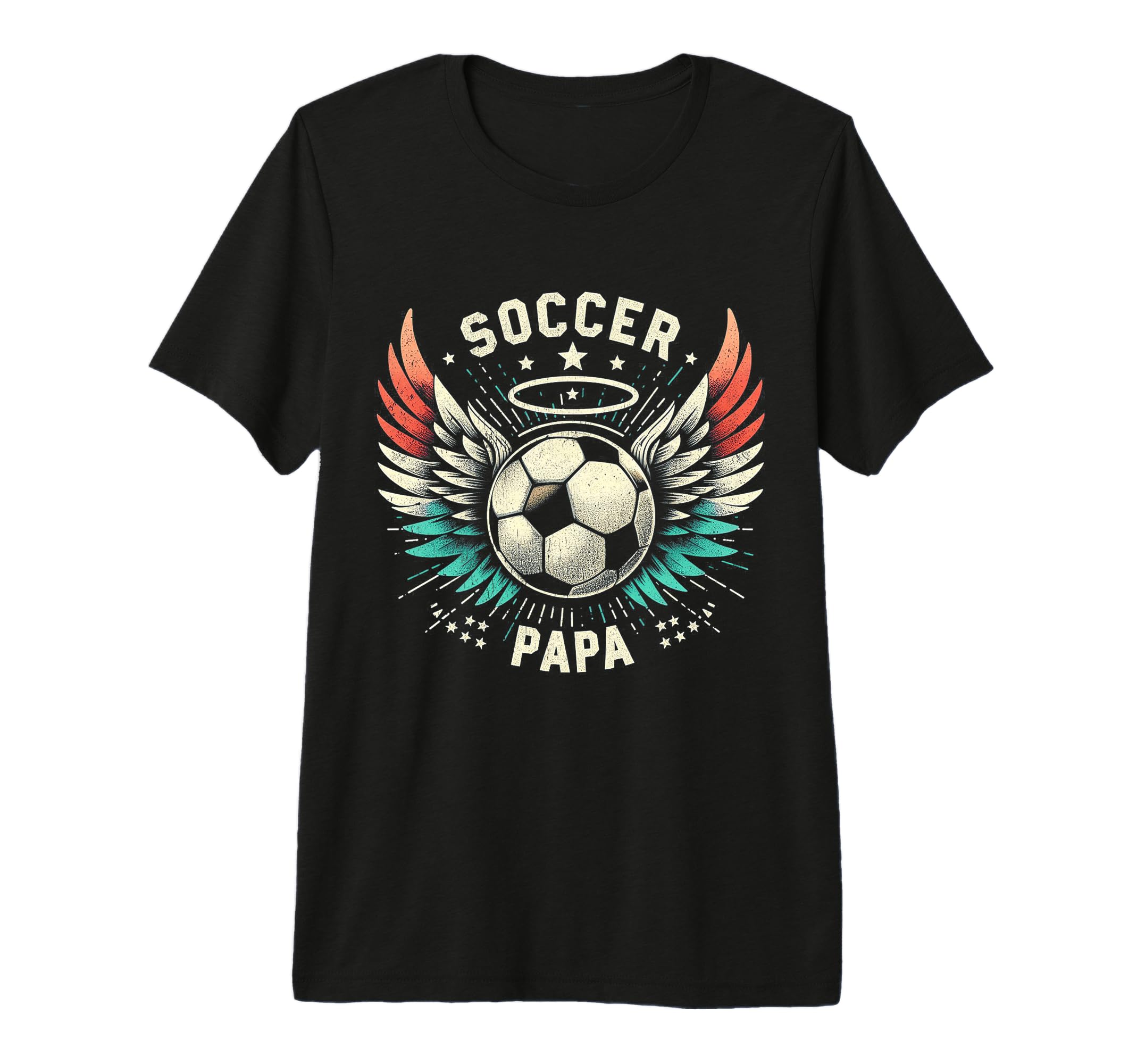 Soccer Papa Family Matching Dad T-Shirt - Minimalist Print for Adults - T-Shirt, Sweatshirt, Hoodie