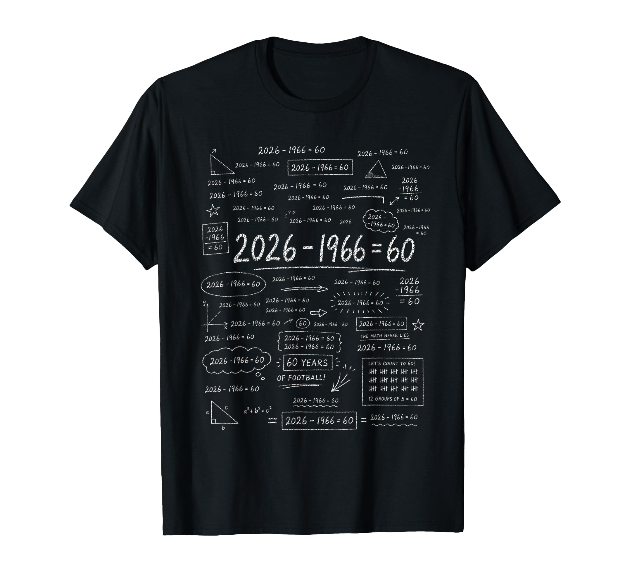 2026 1966 60 Years England Football T-Shirt - Graphic Print Men Women - T-Shirt, Sweatshirt, Hoodie