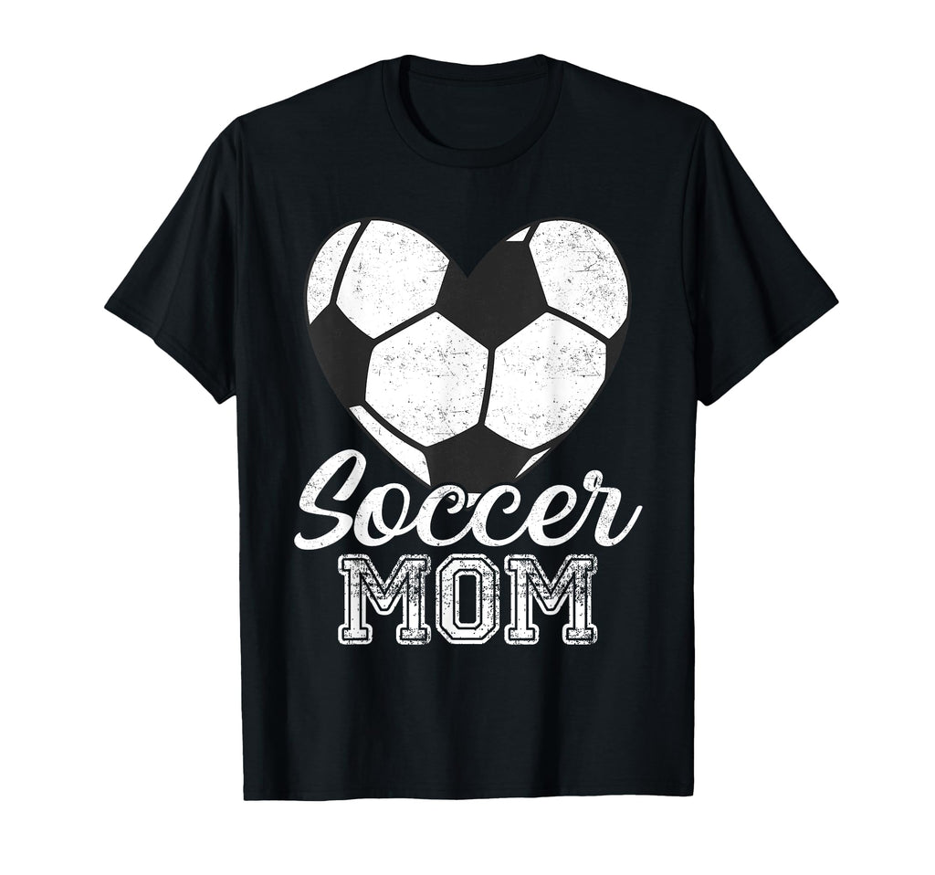 Soccer Mom Heart Matching Sports Mom T-Shirt - Minimalist Print for Adults - T-Shirt, Sweatshirt, Hoodie