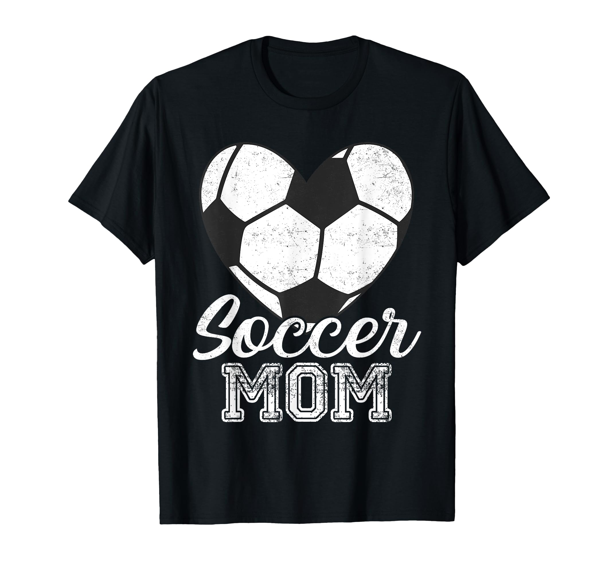 Soccer Mom Heart Matching Sports Mom T-Shirt - Minimalist Print for Adults - T-Shirt, Sweatshirt, Hoodie