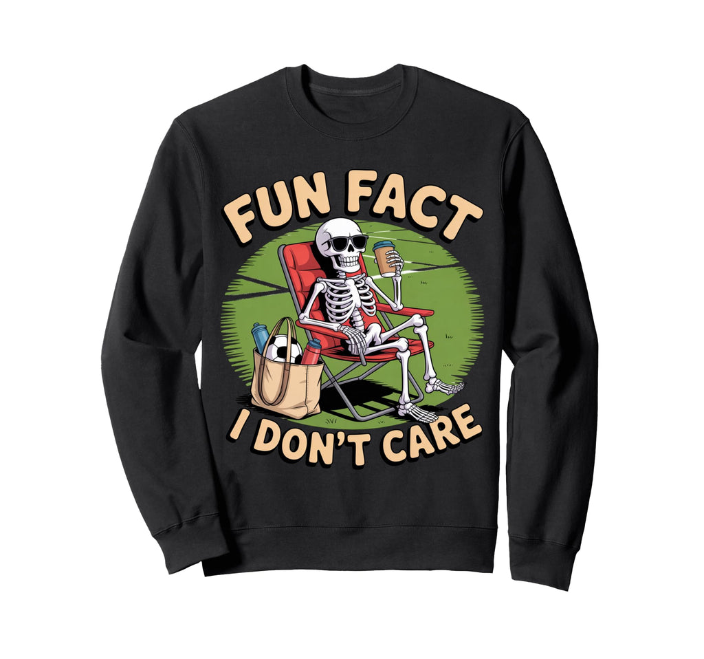 Funny Skeleton Soccer Mom Sweatshirt - Casual Everyday Wear Men Women - T-Shirt, Sweatshirt, Hoodie