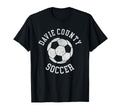 Davie County Soccer Distressed 90S T-Shirt - Minimalist Print for Adults - T-Shirt, Sweatshirt, Hoodie