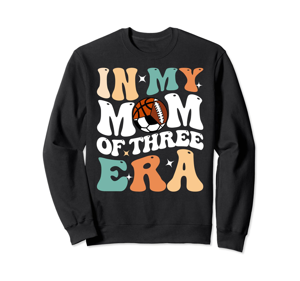 My Mom Three Era Funny Football Sweatshirt - Casual Everyday Wear Unisex - T-Shirt, Sweatshirt, Hoodie