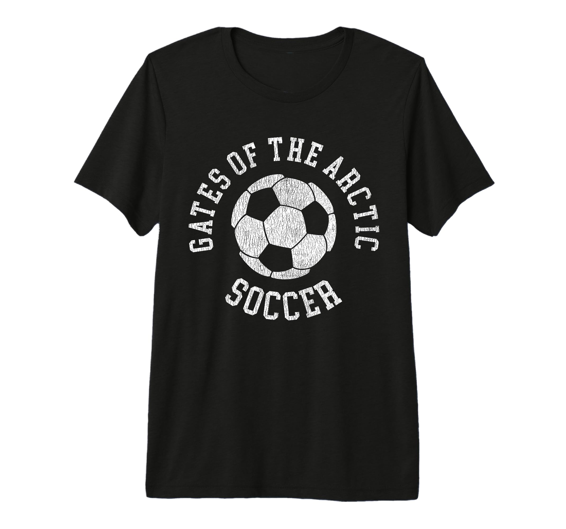 Gates Arctic Soccer Distressed 90S Tri T-Shirt - Trendy Graphic for Adults - T-Shirt, Sweatshirt, Hoodie