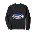 Heartbeat Cape Verde Flag Sweatshirt - Fun Novelty Design for Adults - T-Shirt, Sweatshirt, Hoodie