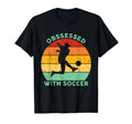 Sunset Soccer Silhouette Obsessed T-Shirt - Novelty Apparel Men Women - T-Shirt, Sweatshirt, Hoodie